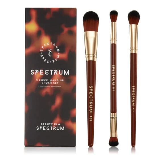 🌸 Spectrum 3-pc Makeup Brush Set - Picture 2 of 3